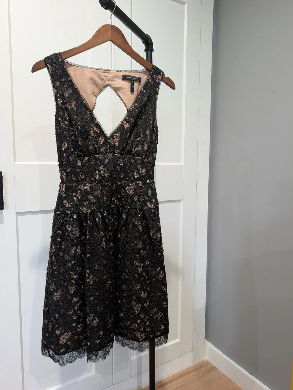 self portrait cream rose lace midi dress Pink Rhinestone – self-portrait COLOR:Mauve Wine LDS22 Fitted style This style Easowa Women's Casual Striped